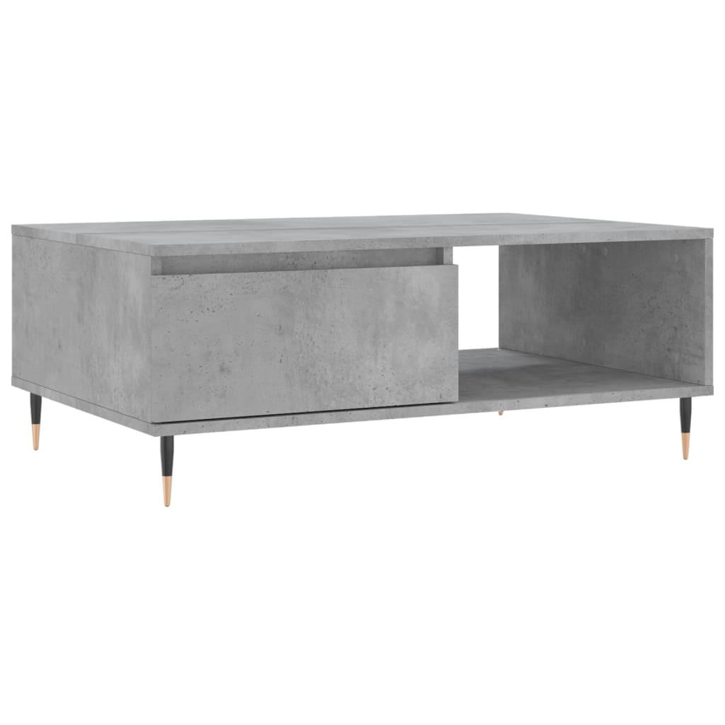 COUCHTISCH Betongrau 90x60x35 cm Holzwerkstoff - Grau, Holzwerkstoff (90/60/35cm) - furnicato