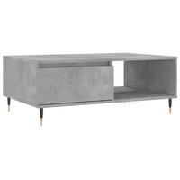 COUCHTISCH Betongrau 90x60x35 cm Holzwerkstoff - Grau, Holzwerkstoff (90/60/35cm) - furnicato