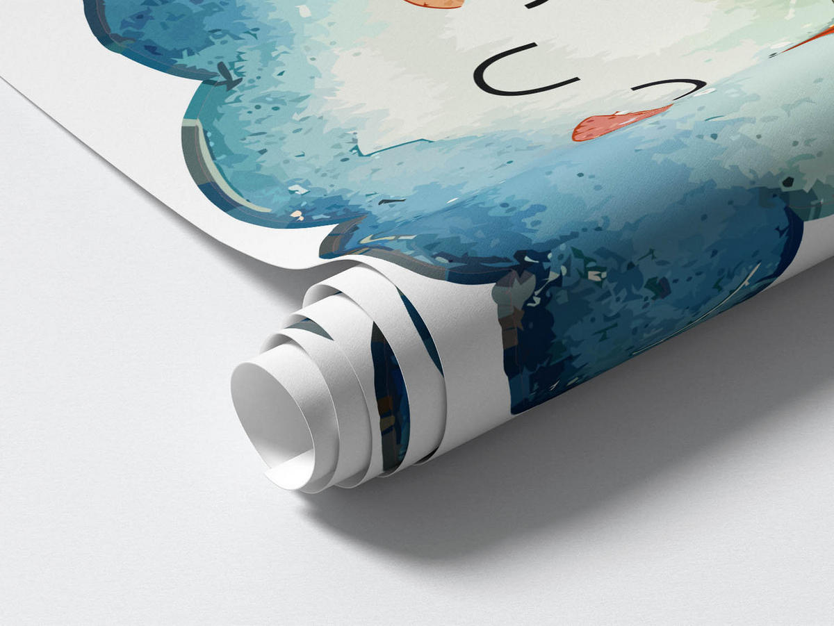 WANDAUFKLEBER 60x72cm - Bunter Regenbogen - Multicolor, Kunststoff (60/72/0.1cm) - Wallfluent