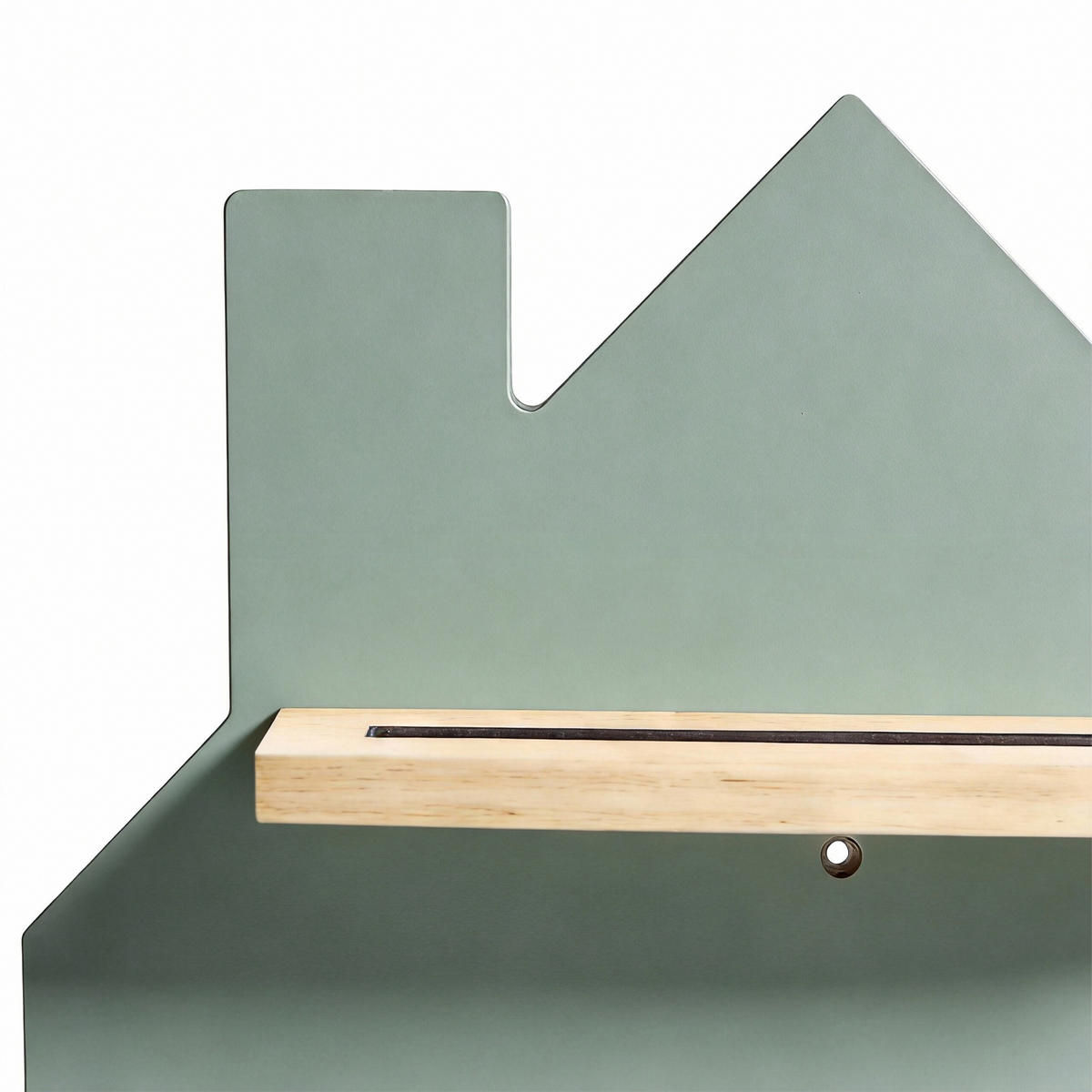 REGAL Salbei Hausform für Toniebox - Grün, Holz/Holzwerkstoff (28/43/17cm) - Relaxdays