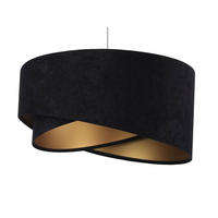 HÄNGELEUCHTE Gold 50/23 cm - Goldfarben, Kunststoff (50/1.3/23cm) - ONZENO