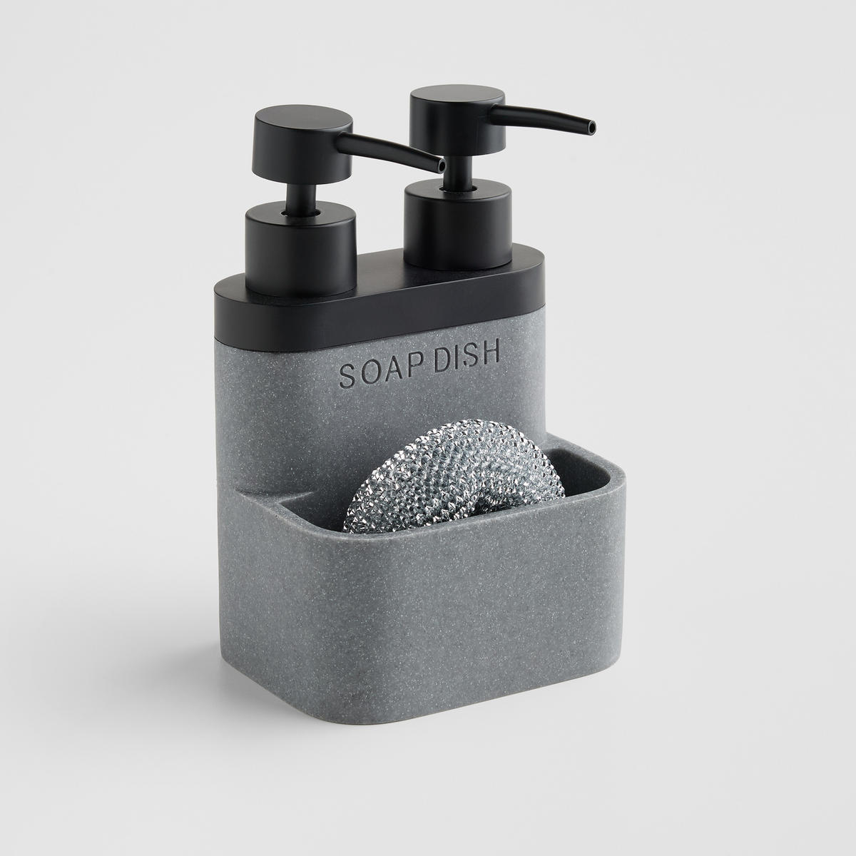 SEIFENSPENDER Duadi - Grau, Kunststoff (9/17/12cm) - home&you