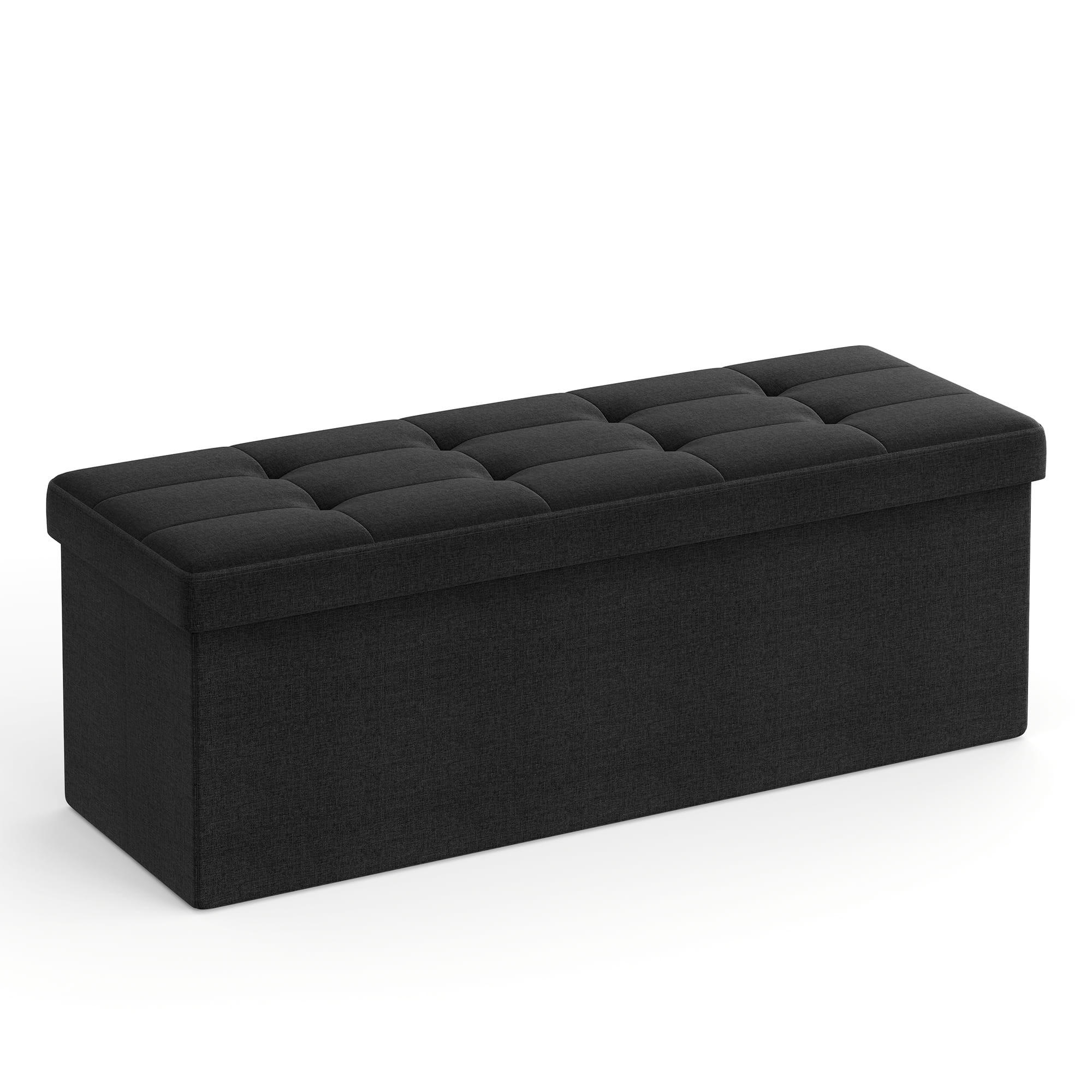 XXXLutz Truhenbank Schwarz 110x38x38 cm