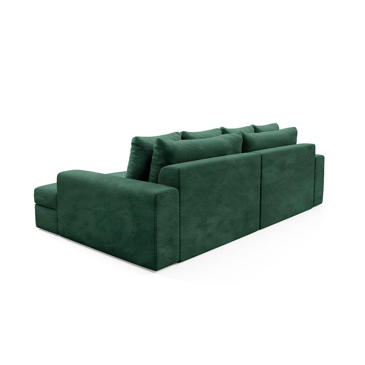 SOFA Paola 3 Sitzplätze Tannengrün - Waldgrün, Holz (272/86/167cm) - Petits-meubles