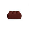 POUF Bloom aus strukturiertem Stoff rot - Rot, Textil (101/42/110cm) - Micadoni