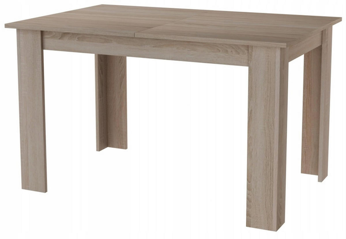 TISCH Kongo EXT Sonoma Eiche 120-170/80/75 cm - Sonoma Eiche, Holzwerkstoff (80/120/75cm) - Matkam Möbel