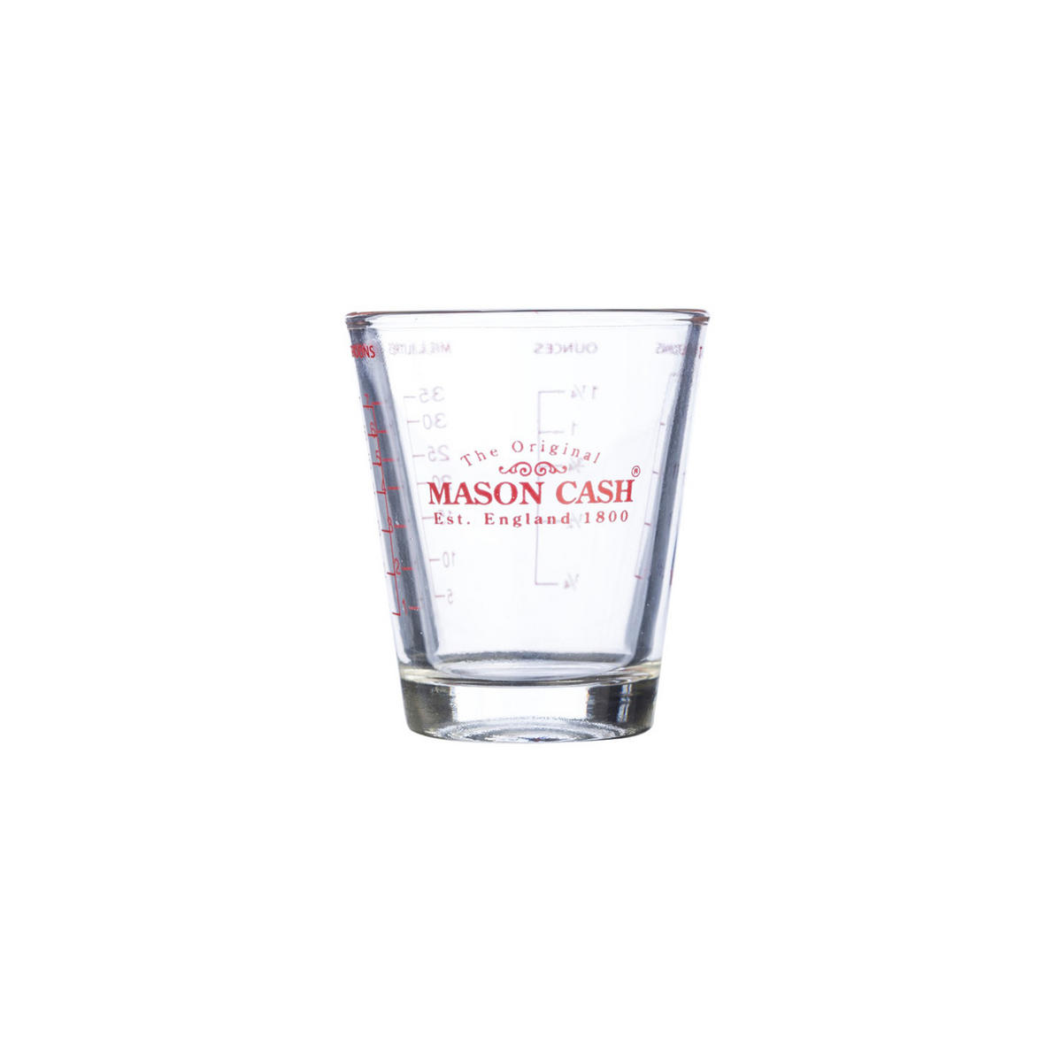 MESSBECHER Mini aus Glas, 35 ml - Transparent, Glas (0.035L) - Mason Cash