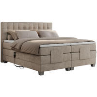 BOXBETT ELEKTRO 200/200 Beige Struktur - H3 - Beige, Holz/Textil (200/200cm) - MKS