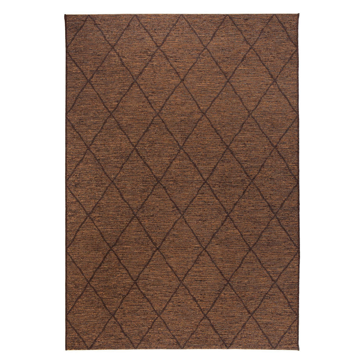 OUTDOOR-TEPPICH Allan kaffee 160 x 230 x 1 cm - Braun, Textil (160/230cm) - Vivaraise