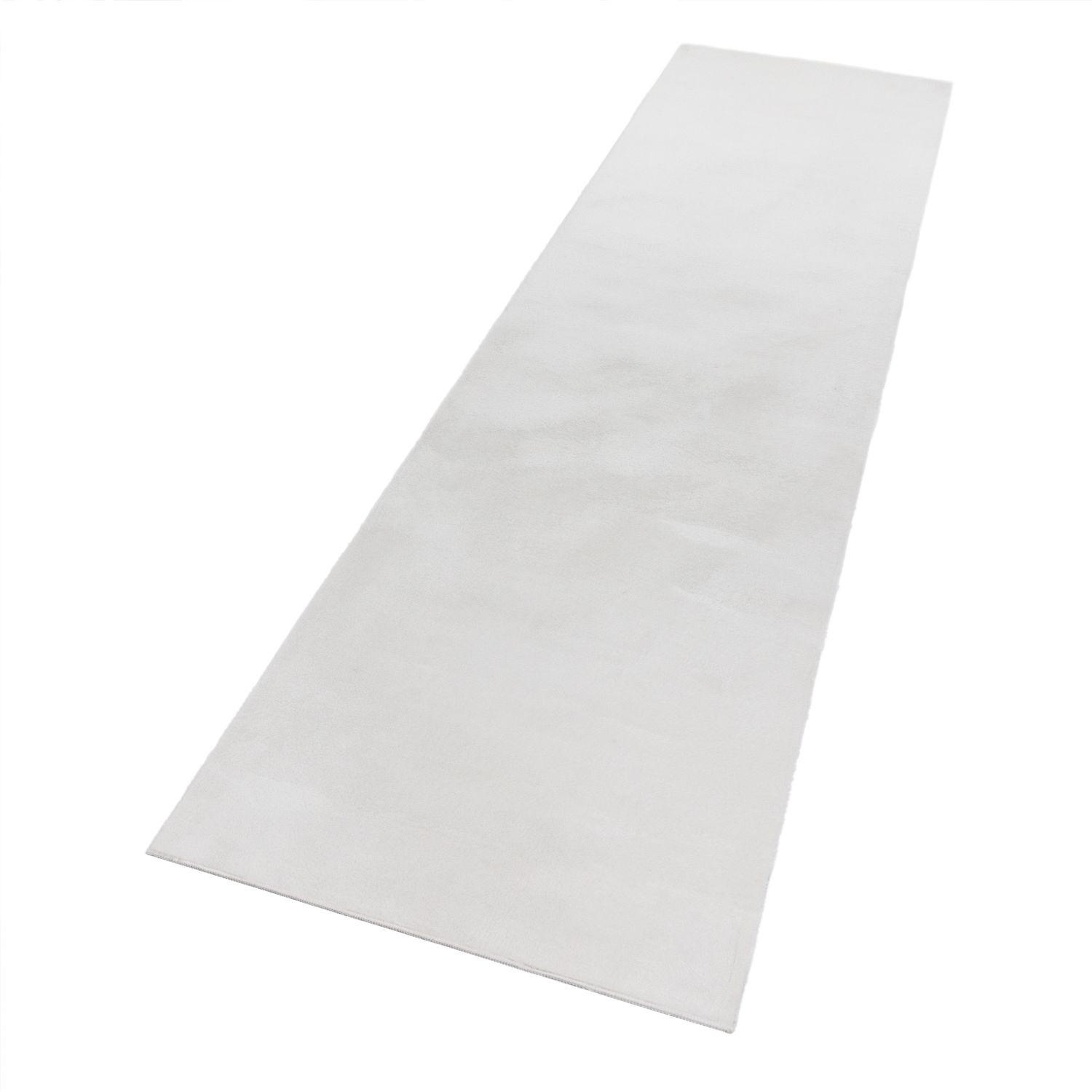 HOCHFLORTEPPICHE Weiß 80 x 300 cm - Weiß, Kunststoff (80/300cm) - TT Home