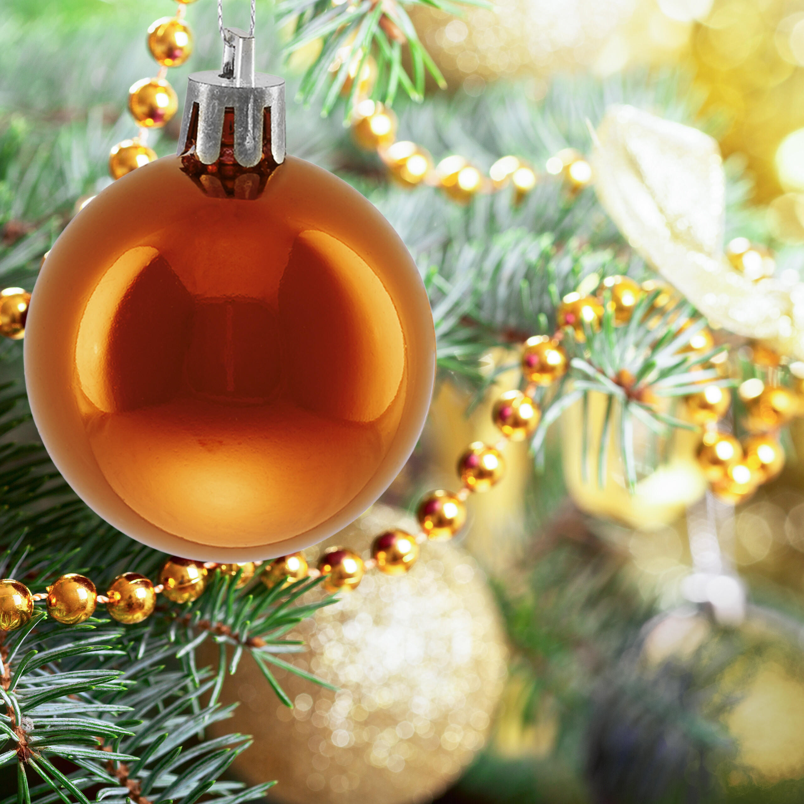 50XWEIHNACHTSKUGELN - Orange, Kunststoff (6/7/6cm) - Relaxdays