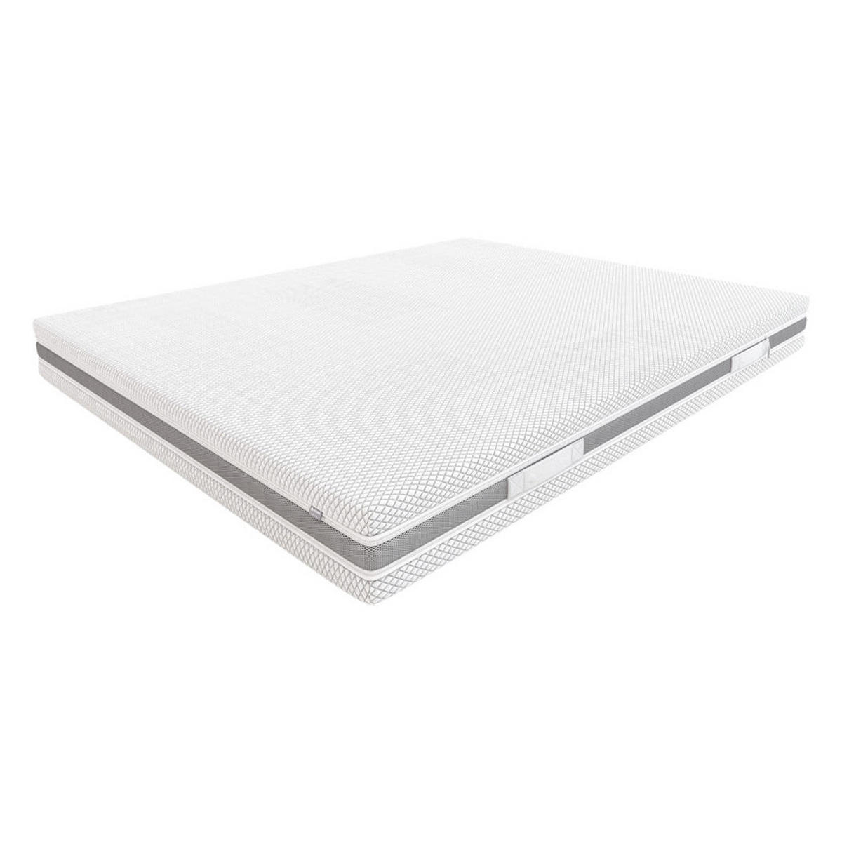 LATEXMATRATZE Melody im Italiano-Bezug - Weiß, Textil (90/200cm) - Hilding