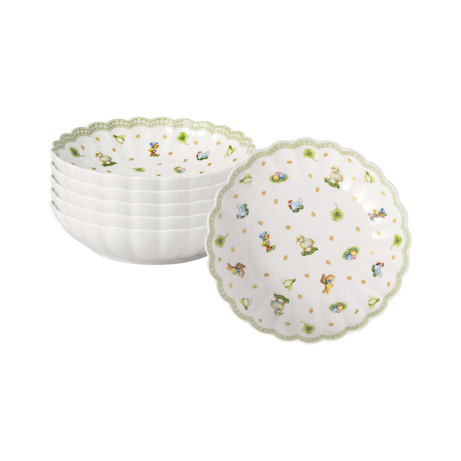SCHALEN Easter Delight grün ø 15,8 cm 6er Set - Grün, Keramik (15.8cm) - Villeroy & Boch