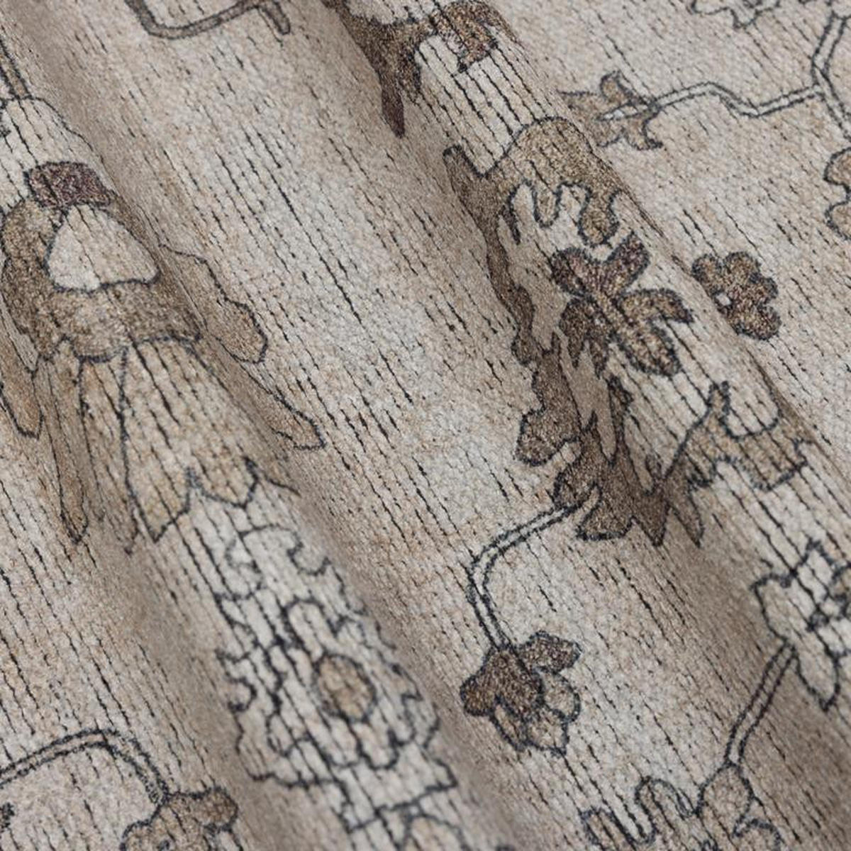 CHENILLE-TEPPICH Script Creme/Beige 200x290 cm - Multicolor, Textil (200/290cm) - Vercai Rugs