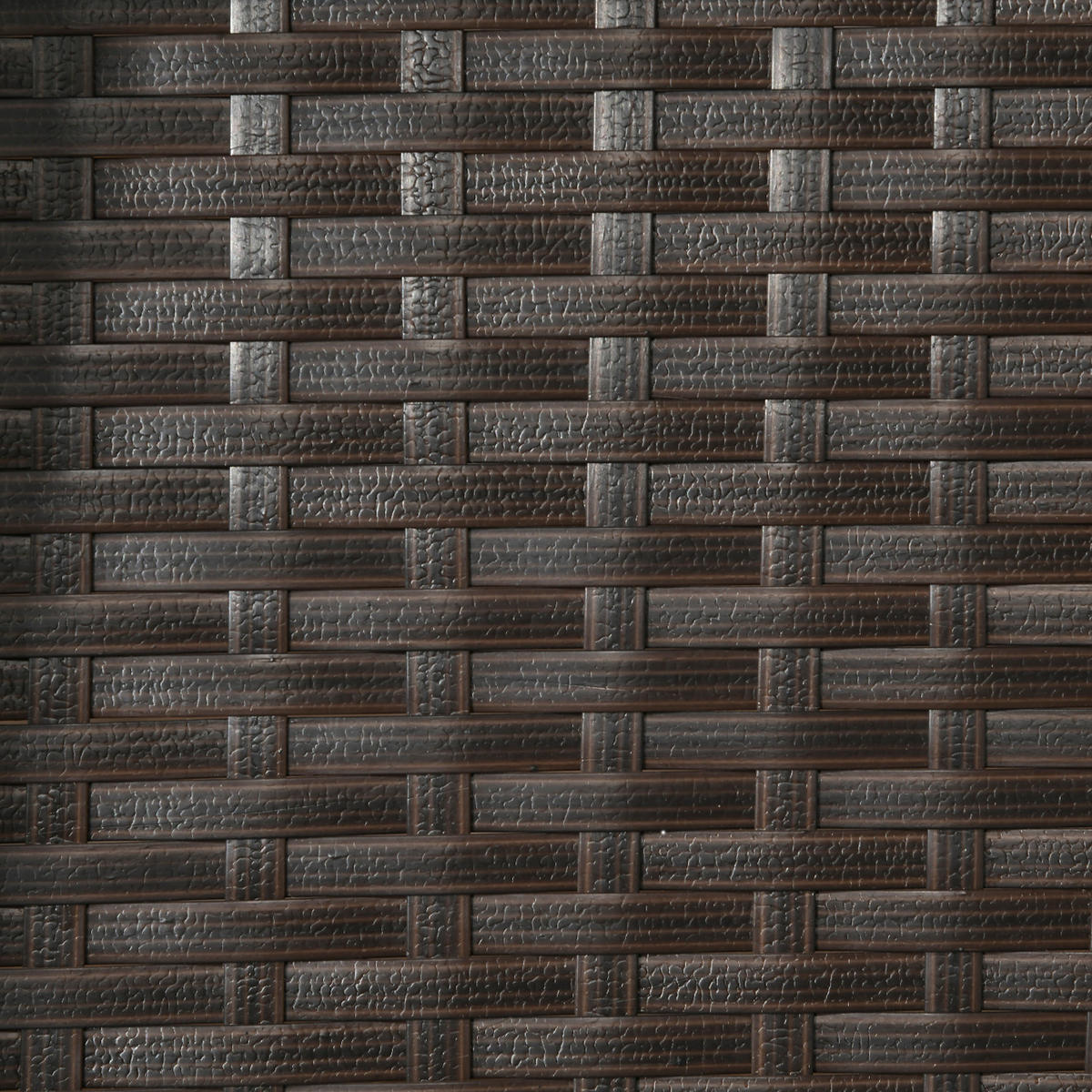 HOLLYWOODSCHAUKEL Grau 3-Sitzer 204/112/150 cm - Braun, Metall (204/150/112cm) - PANGIVO