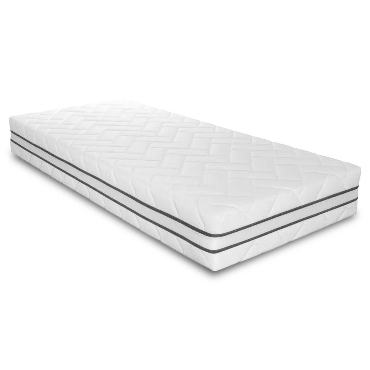 KOMFORTSCHAUMMATRATZE Classic 80x200 cm - Weiß, Textil (80/200cm) - Matratzen Discount