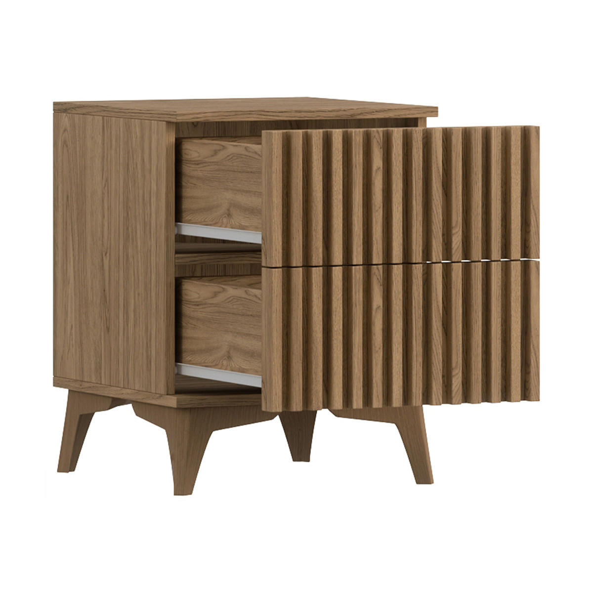 NOČNÝ STOLÍK Esteban Drevo - hnedá, kompozitné drevo (150/72/40cm) - Petits-meubles