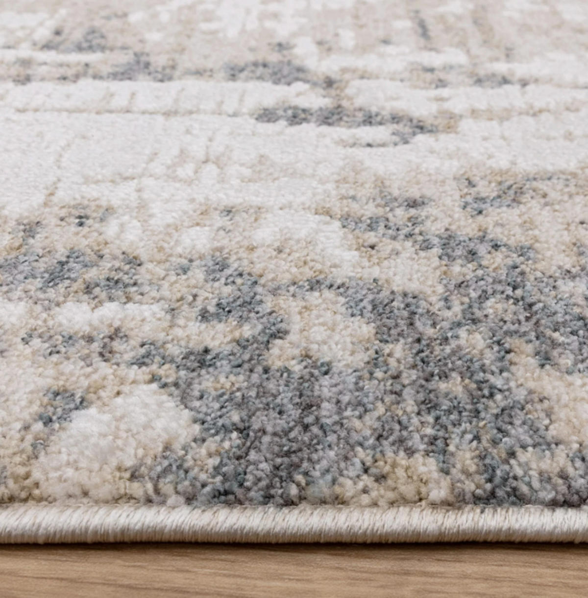 TEPPICH modern Flachgewebe FLOW Grau 200 x 300 cm - Grau, Textil (200/300cm) - Novatrend