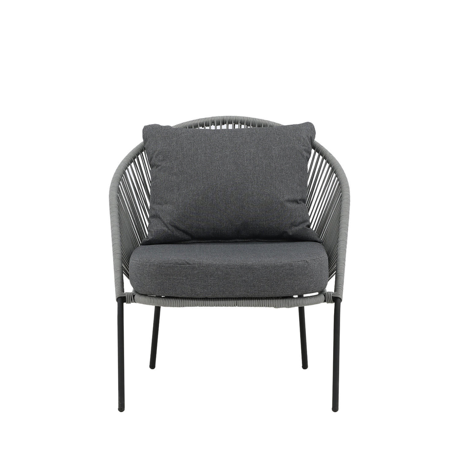 LOUNGESESSEL - Grau, Textil (73/78/85cm) - home24