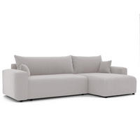 ECKSOFA mit Schlaffunktion und Bettkasten, Beige - Beige, Holzwerkstoff/Textil (145/278cm) - Idohome