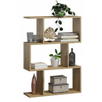 BÜCHEREGAL BASK 3 Artisan Eiche 76,4/28/107 cm - Eiche Artisan, Holzwerkstoff (76.4/107/28cm) - Matkam Möbel