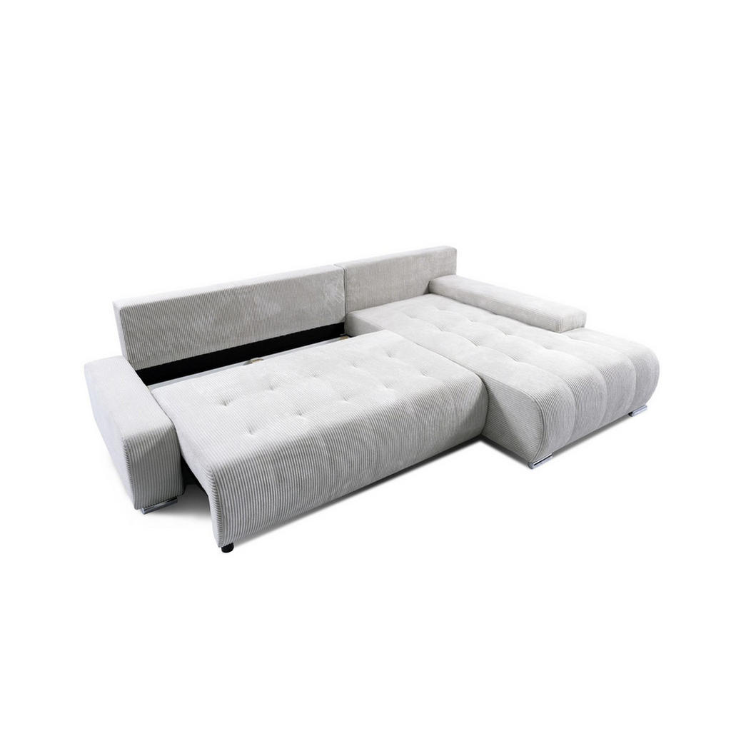 Thumbnail - Fun Möbel Ecksofa, Dunkelgelb, Textil, Ottomane rechts, 265x185 cm, Wohnzimmer, Sofas & Couches, Wohnlandschaften, Eckso...