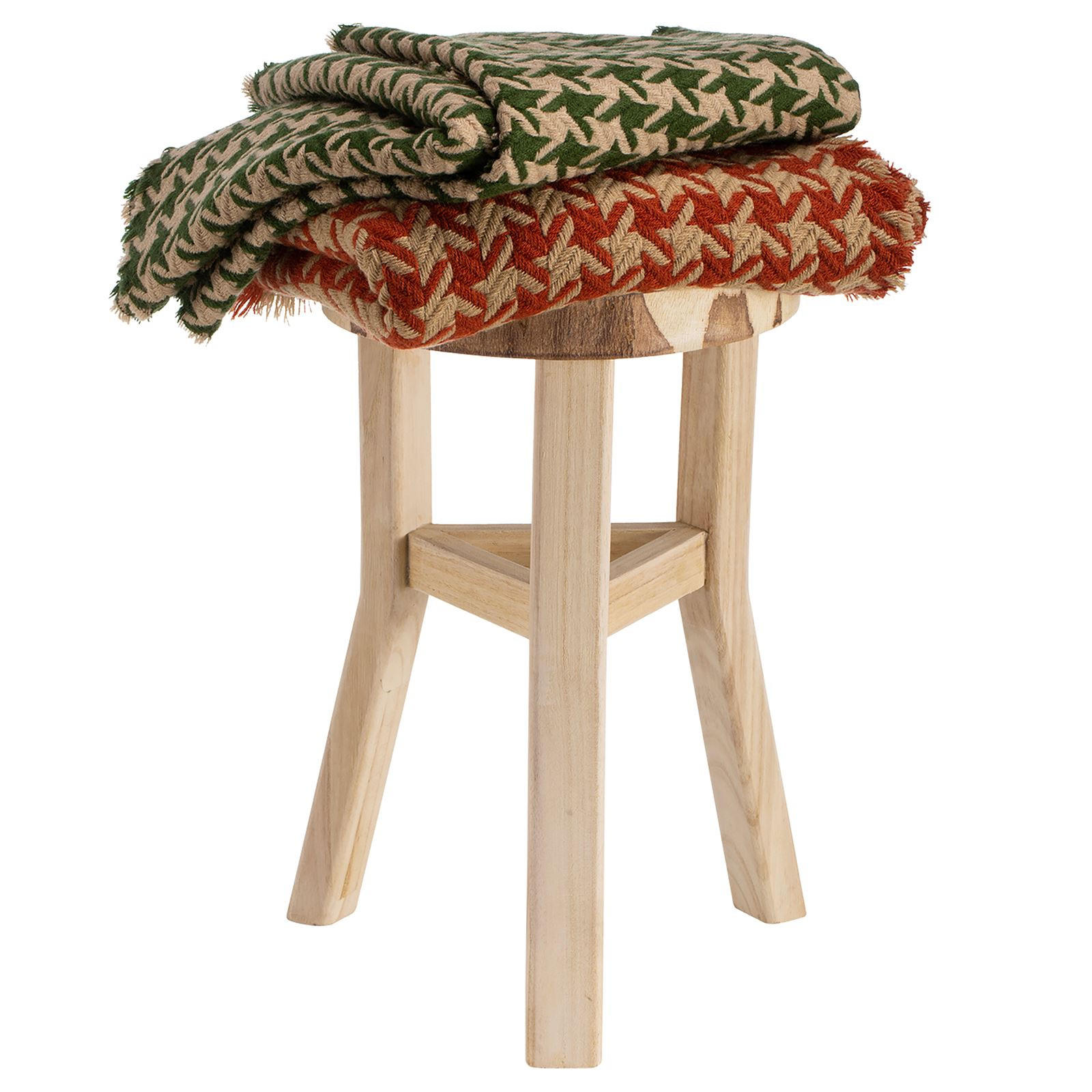 SITZHOCKER ZAHORA - Naturfarben, Holz (28/40/28cm) - CARO-Möbel