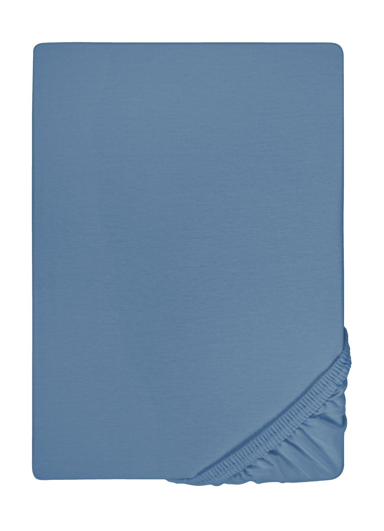 biberna Spannbetttuch Blau 200x200 cm
