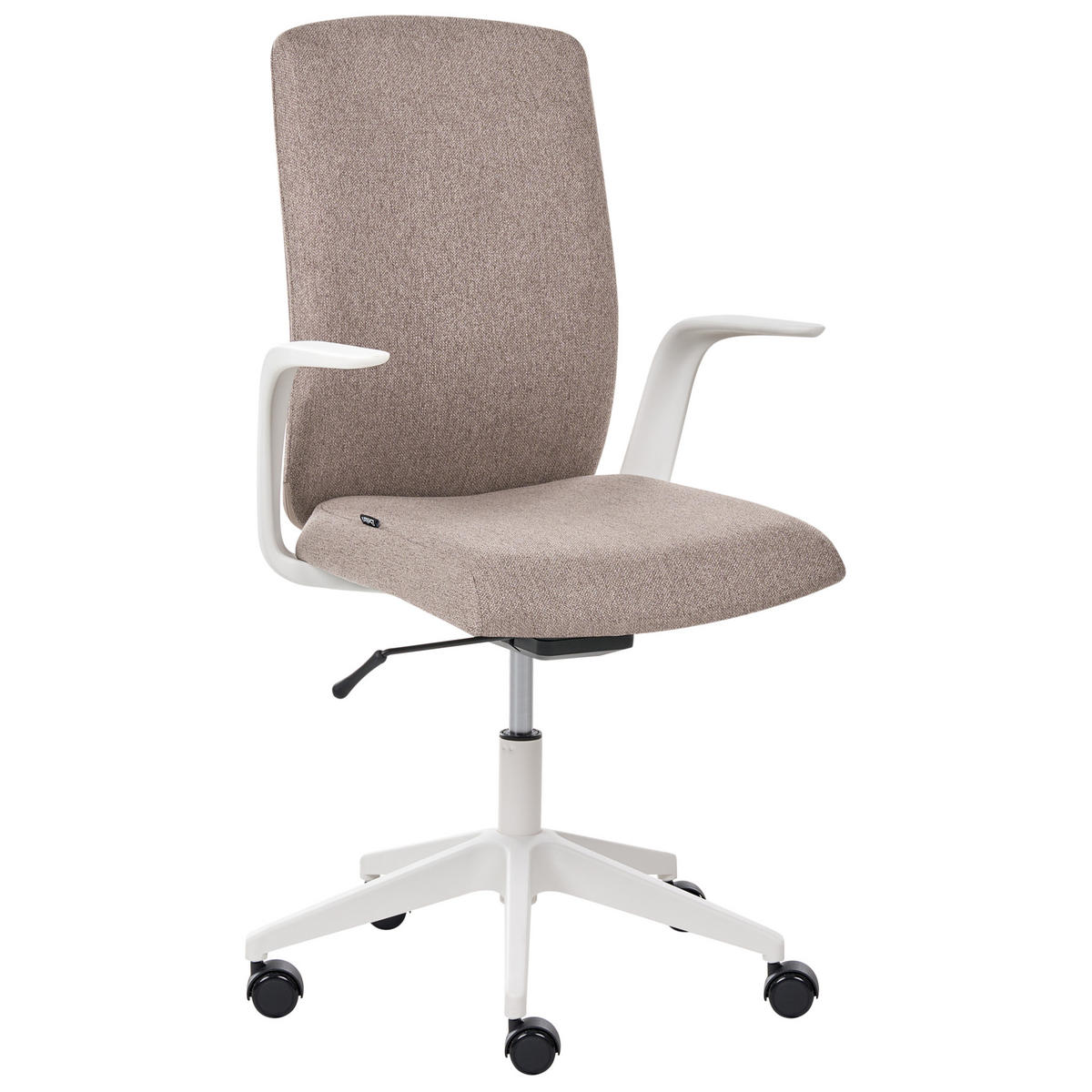 BÜROSTUHL Stoff Braun Captain - Braun, Textil (62/100/58cm) - Beliani