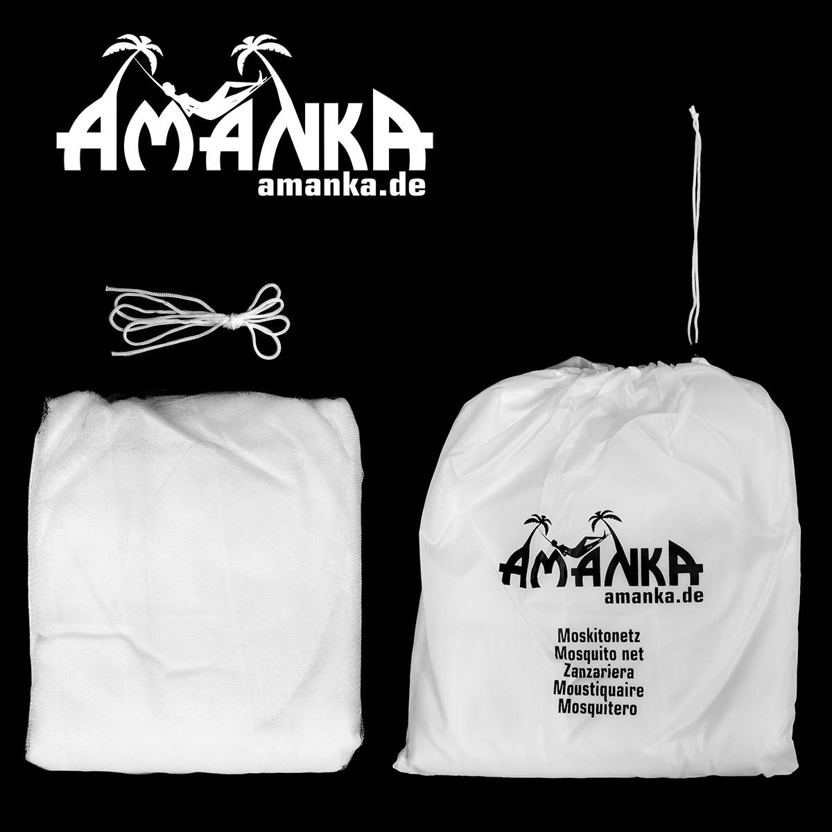 MOSKITONETZ 12m - Weiß, Kunststoff - Amanka