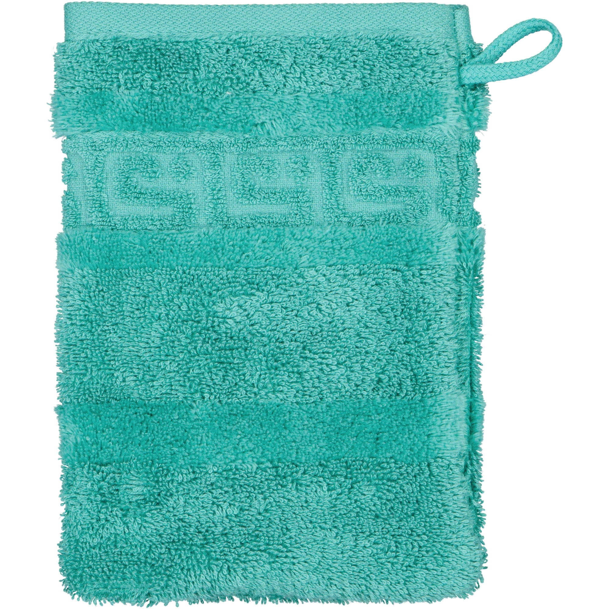 WASCHLAPPEN NOBLESSE UNI 1001 SMARAGD - 421 - Grün, Textil (16/22cm) - Cawoe