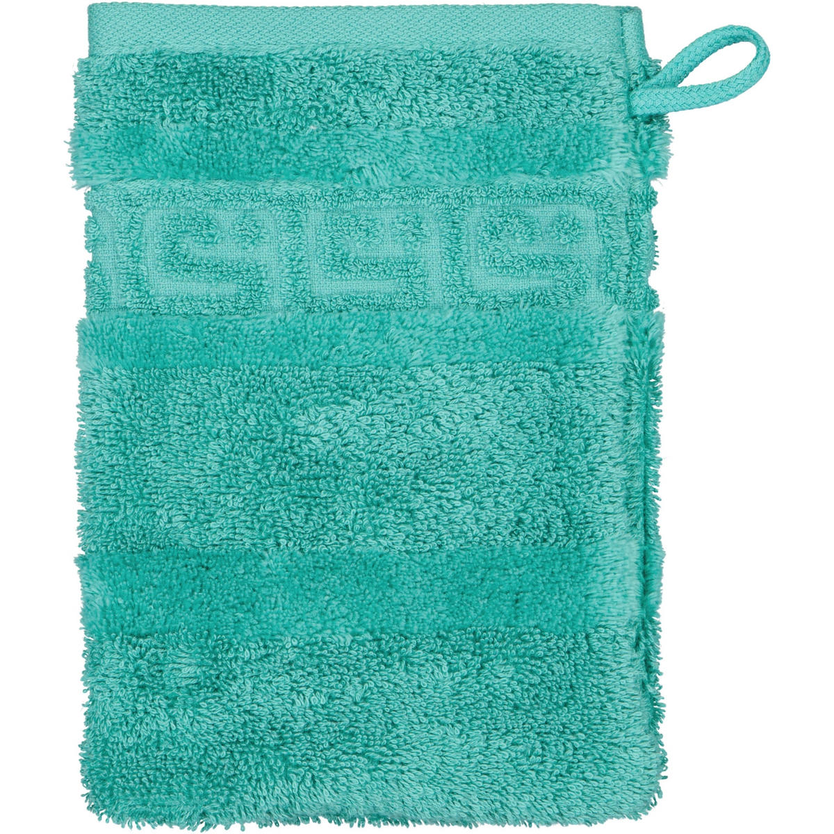 WASCHLAPPEN NOBLESSE UNI 1001 SMARAGD - 421 - Grün, Textil (16/22cm) - Cawoe