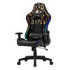 GAMING-STUHL Schwarz-Militär-Camouflage - Dunkelgrün, Metall (72/133/72cm) - ML-DESIGN