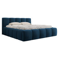 POLSTERBETT Kevson - Blau, Holzwerkstoff/Textil (180/200cm) - MIRJAN24