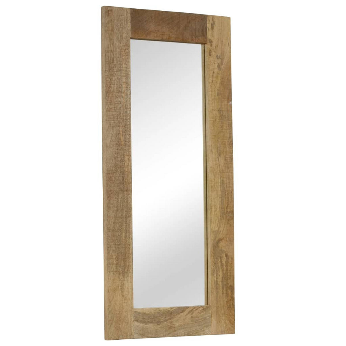 SPIEGEL Mangoholz Massiv 50 x 110 cm - Braun, Holz (50/110/1cm) - furnicato