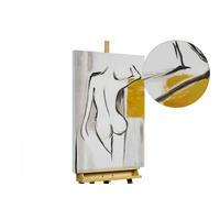 ACRYLBILD HANDGEMALT 60/90 cm - Schwarz/Weiß, Holz/Textil (60/90cm) - KUNSTLOFT