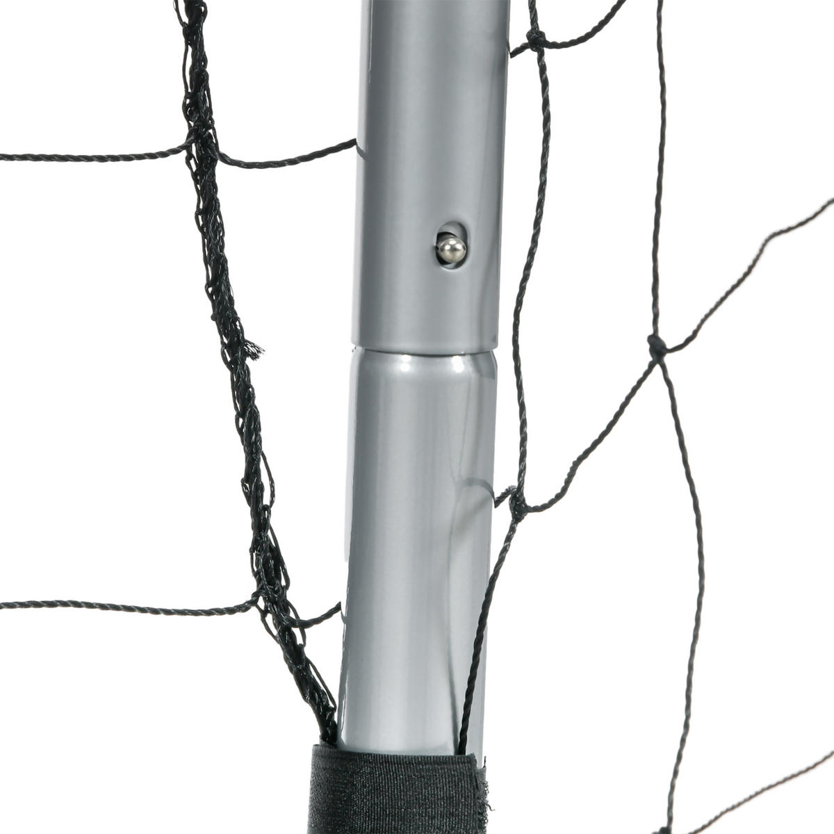 FUSSBALLTOR DE-10568 240x160 cm, wetterfest Grau - Grau, Metall (85/240cm) - ComfortXL