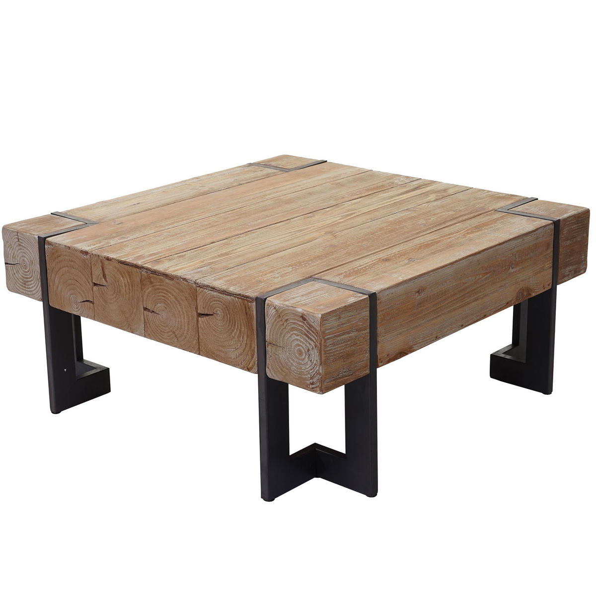 COUCHTISCH quadrat Braun - Braun, Holz (70/70/40cm) - MCW