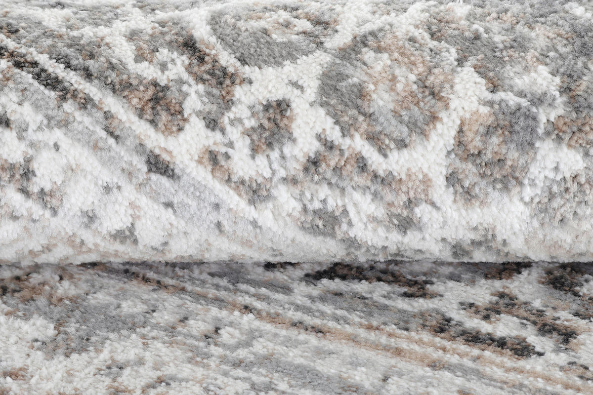 TEPPICH VALLEY Grau Rund 200/200 cm - Grau, Textil (200/200cm) - Tapiso