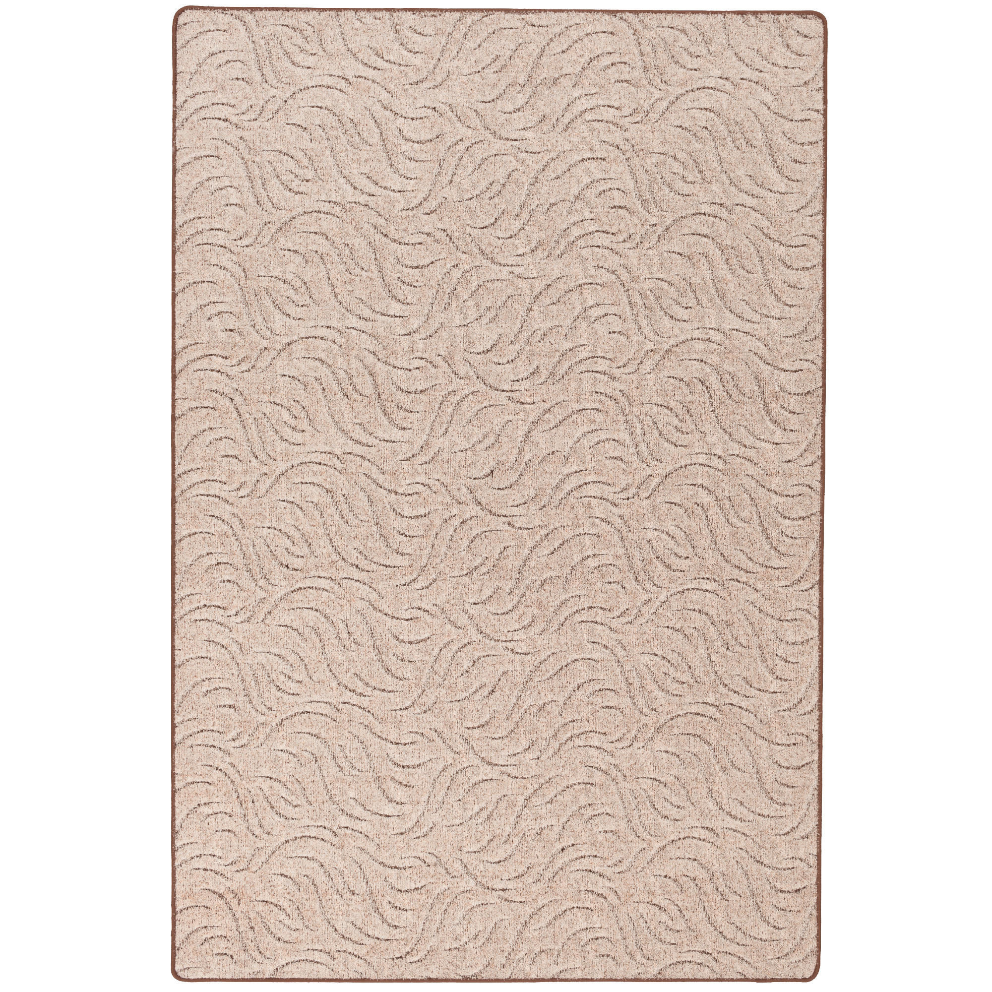 KONTURENSCHNITT HOCHFLOR LANGFLOR TEPPICH FRIEDA - Braun, Textil (80/160cm) - Snapstyle