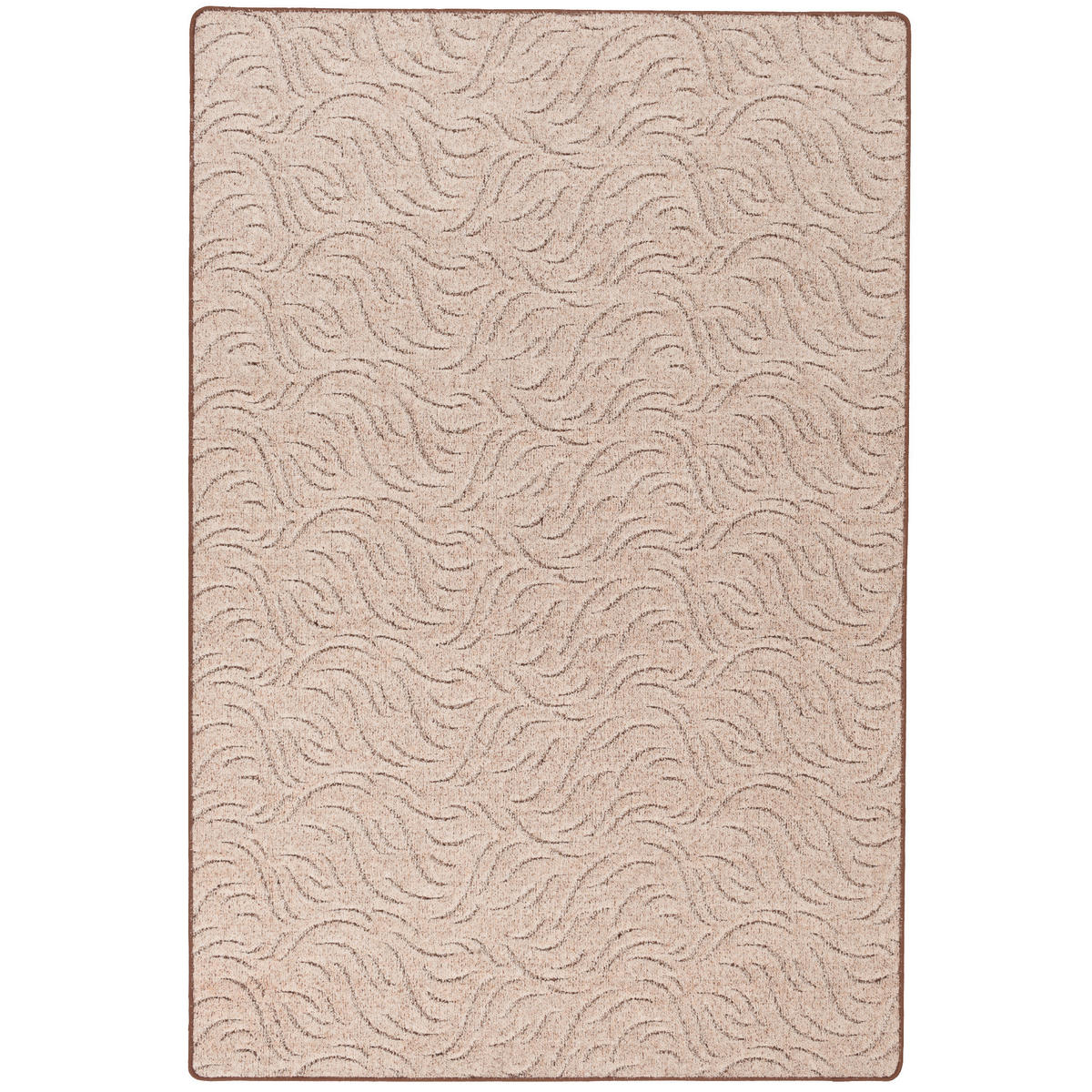KONTURENSCHNITT HOCHFLOR LANGFLOR TEPPICH FRIEDA - Braun, Textil (80/160cm) - Snapstyle