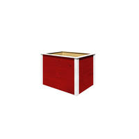 HOCHBEET WEKA Element-Hochbeet Modular - Rot, Holz (100/69/71cm)