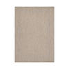 TEPPICH Outdoor Flachgewebe Uni-Design Polypropylen Balkon Beige Rechteckig 280x370 - Beige, Textil (280/370cm) - KADIMA DESIGN