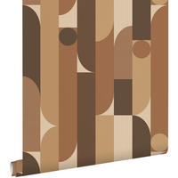 TAPETE geometrische Formen 50 x 900 cm - Grün, Papier (50/900cm) - ESTAhome