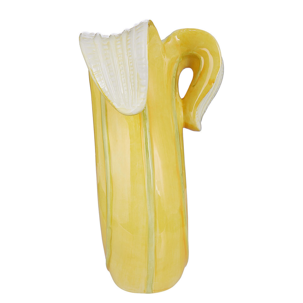 VASE (4er Set) Banana - Gelb, Stein (12/24/17cm) - Butlers