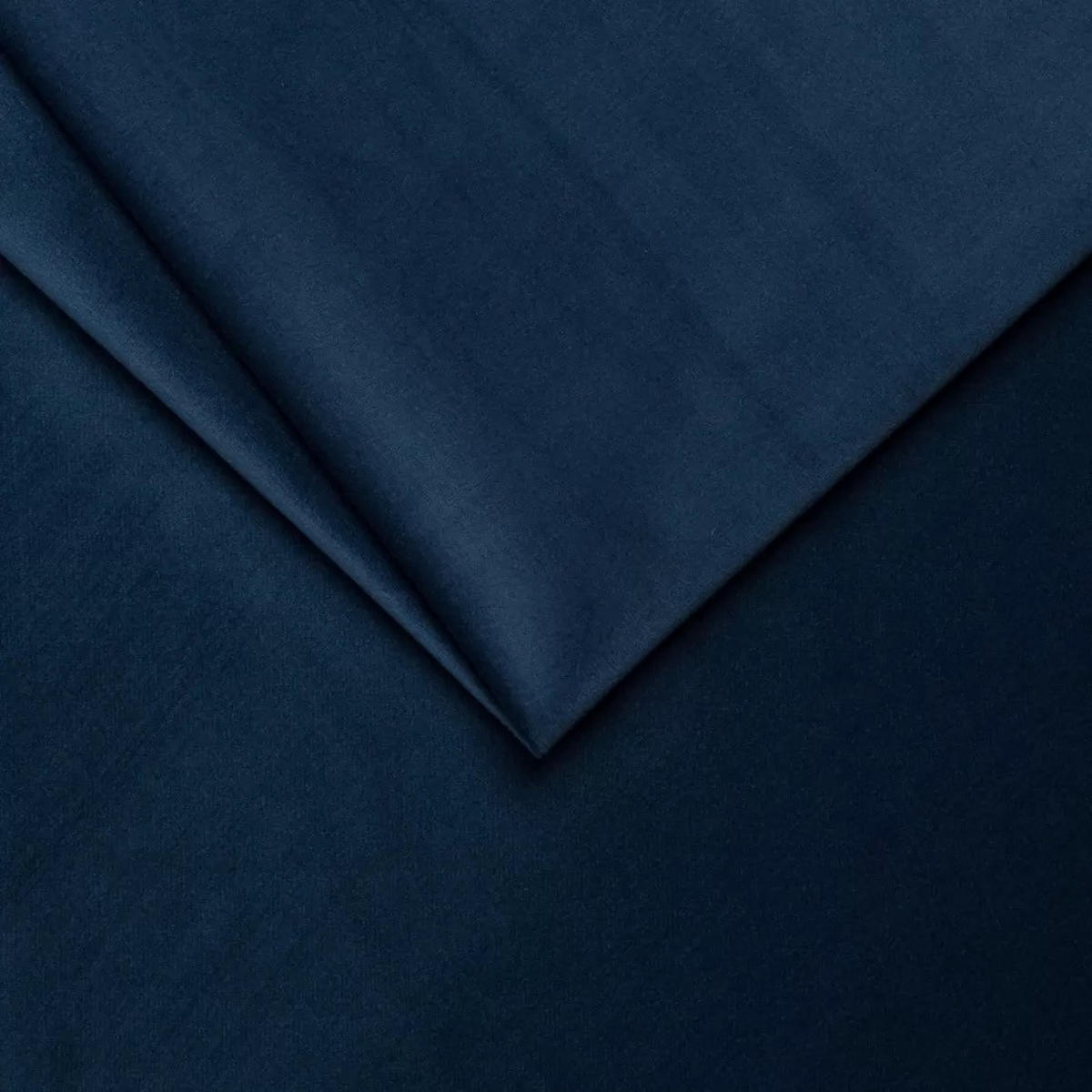 DREISITZER-SOFA Linara-Velluto 11 - Dunkelblau, Holz/Textil (201/91/95cm)