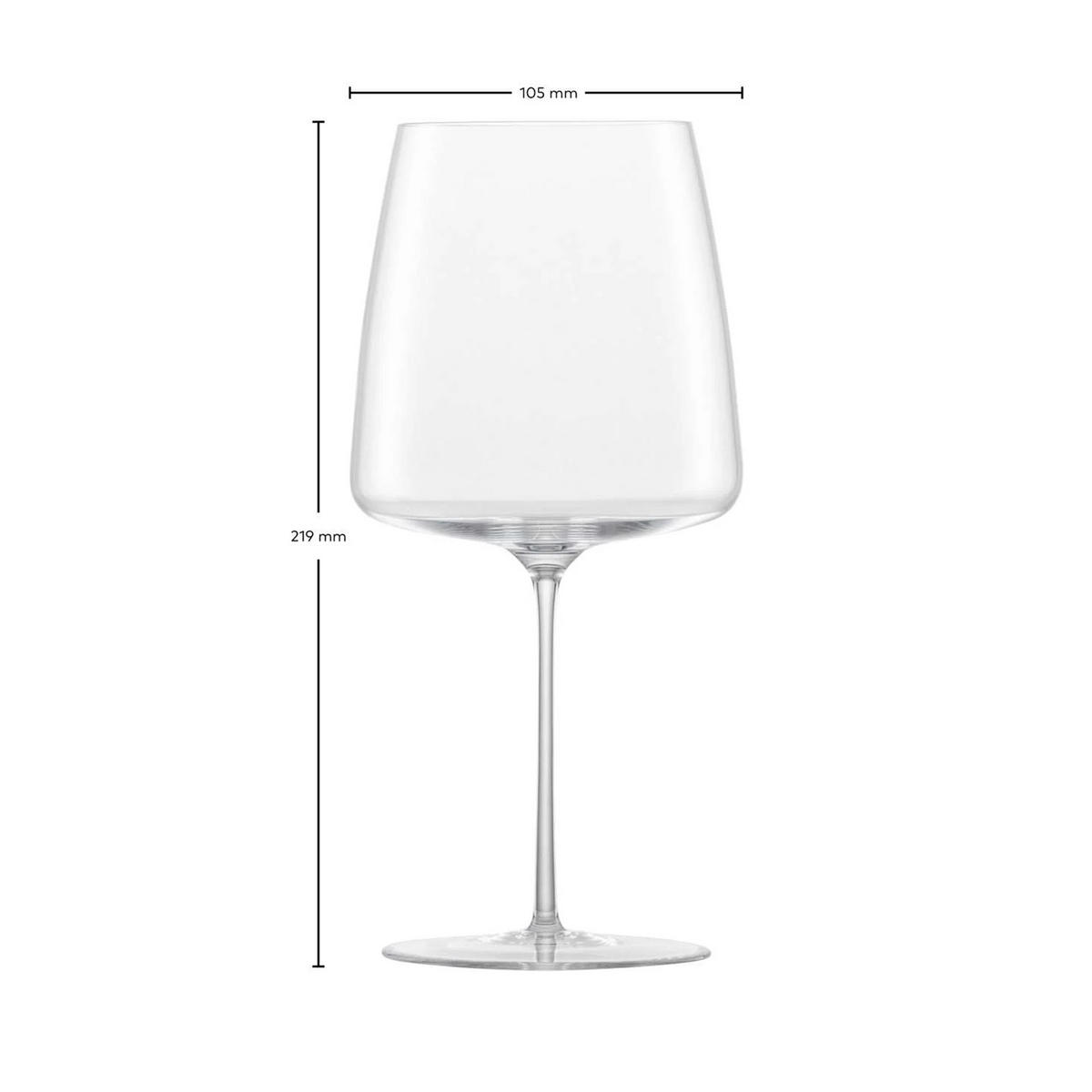ROTWEINGLÄSER Simplify transparent 740 ml 2er Set - Transparent, Glas (0.74L) - Zwiesel Glas