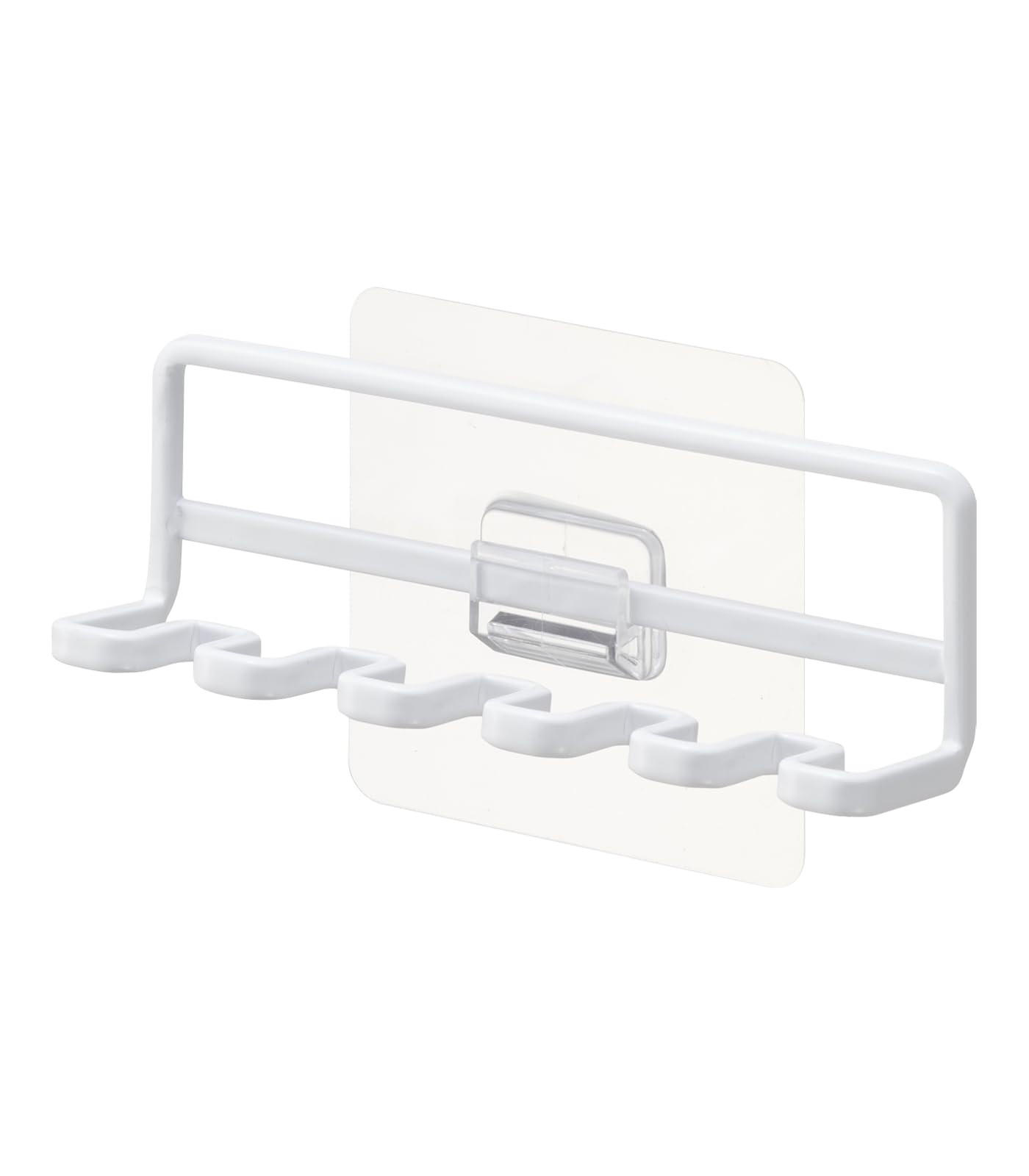 WANDZAHNBÜRSTENHALTER Film Hook 4520 weiß 4/12,5/3,5 cm - Weiß, Metall (12.5/4/3.5cm) - Yamazaki