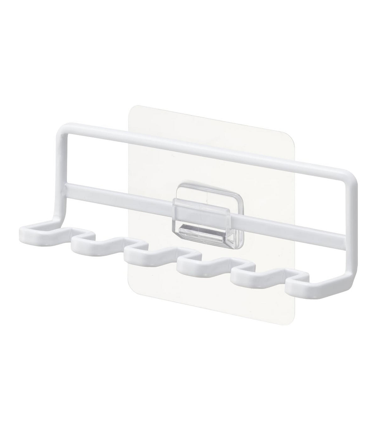 WANDZAHNBÜRSTENHALTER Film Hook 4520 weiß 4/12,5/3,5 cm - Weiß, Metall (12.5/4/3.5cm) - Yamazaki