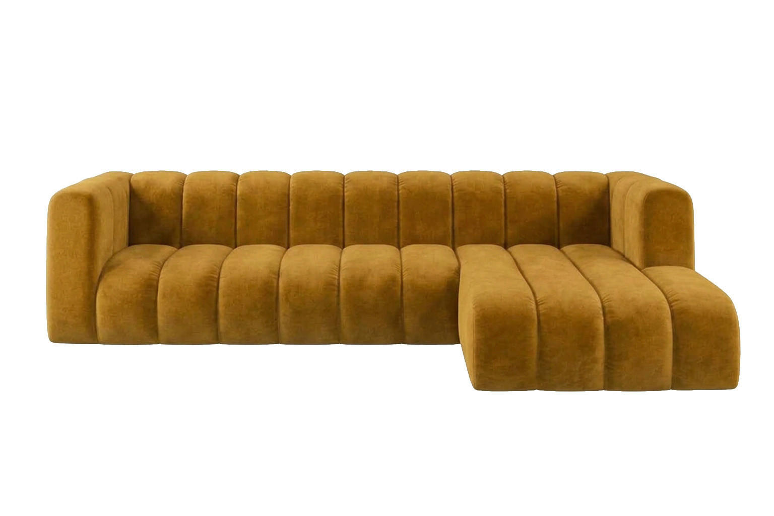 Kaiser Möbel Ecksofa Gelb 318x179 cm